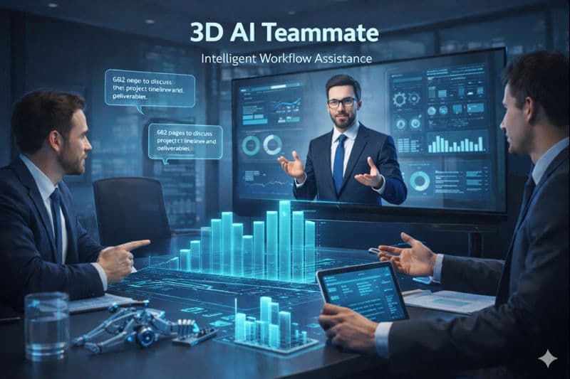 AI chat widget interface