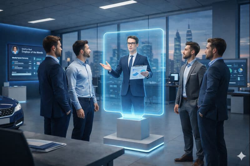 Texting + 3D AI Experience